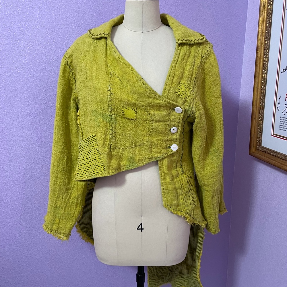 Rare OOAK Magnolia Pearl Tuxedo Style Coat #32